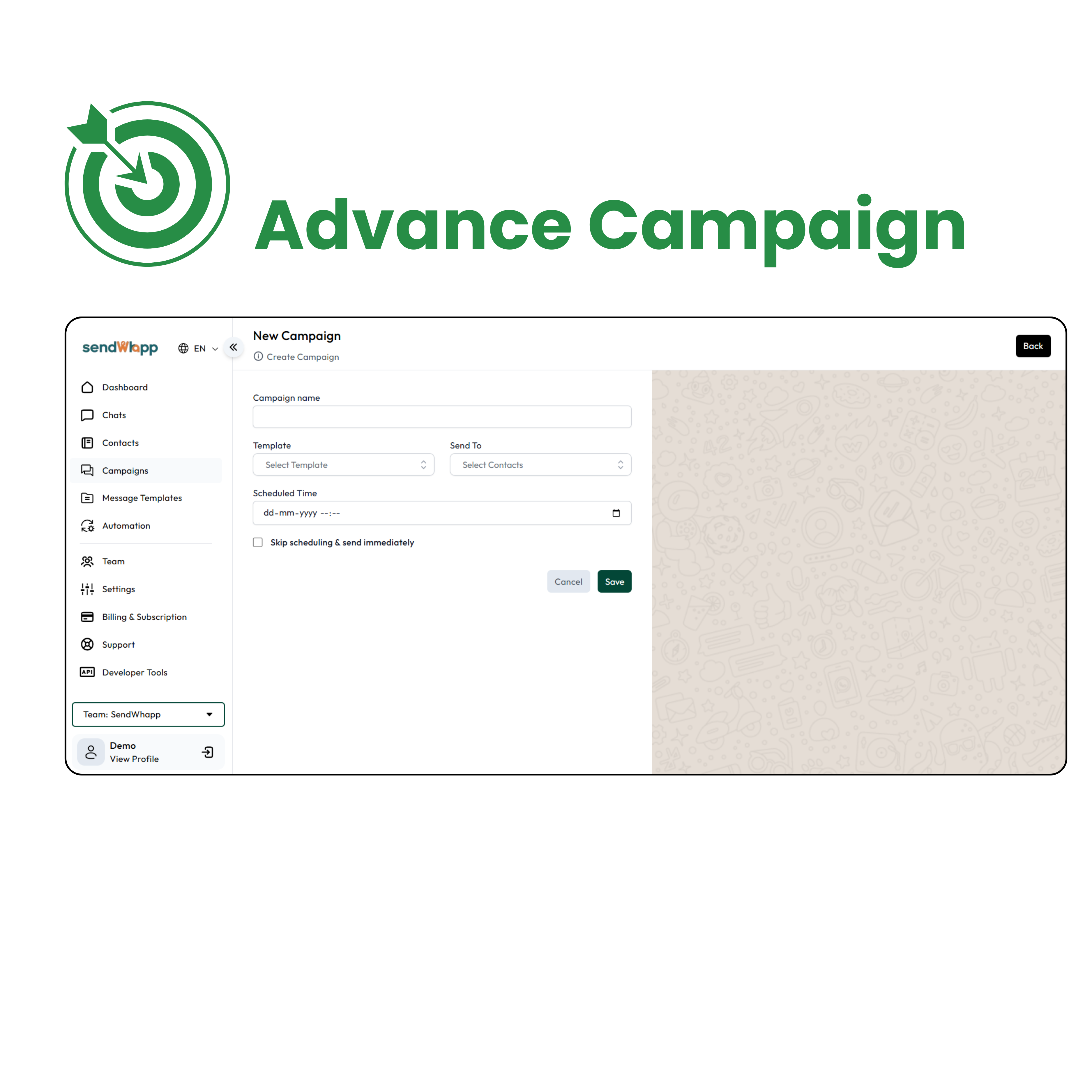 SendWhapp Campaign Dashboard